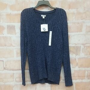 Croft & Barrow Dark Blue Knit Sweater